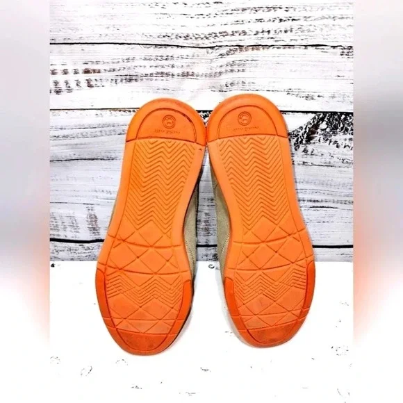 Cole Haan Nike Air Wingtip Oxford Sneaker Orange Tan size 11.5 Athletic Comfort - Picture 5 of 6